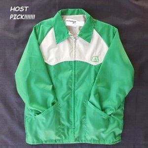 HP! PIONEER SEED Vtg Swingster Lined Nylon Ag Jckt